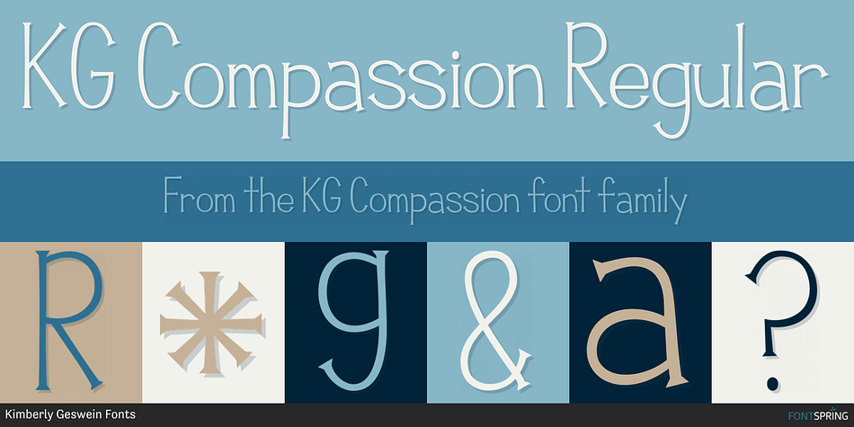 KG Compassion Regular Font