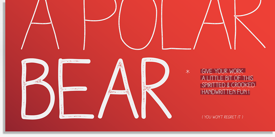 Aracne is a handwritten font full of energy, with light and regular styles, including italics.