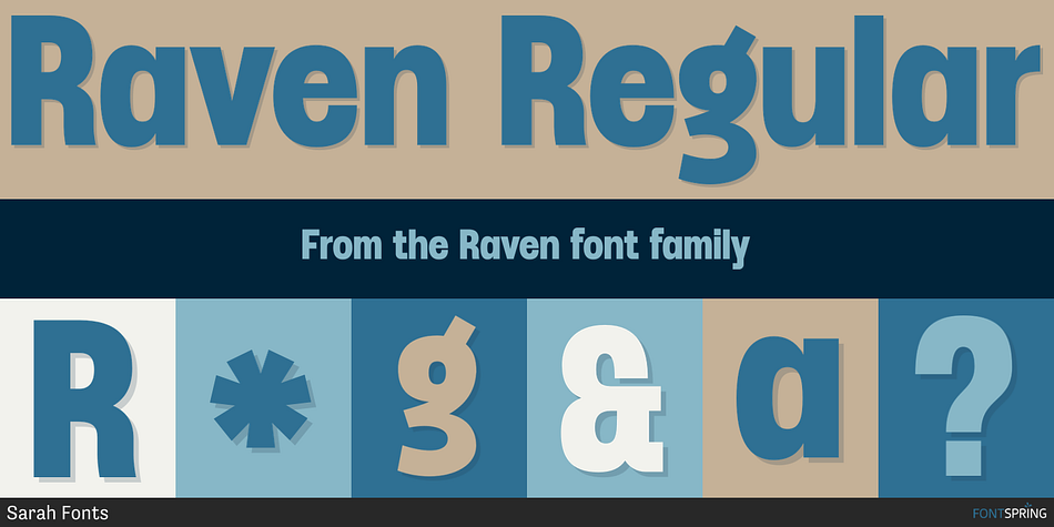 Raven Regular Font