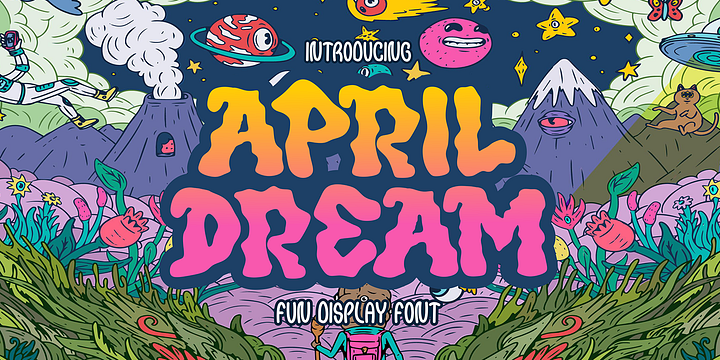April Dream font family by Cikareotype Studio