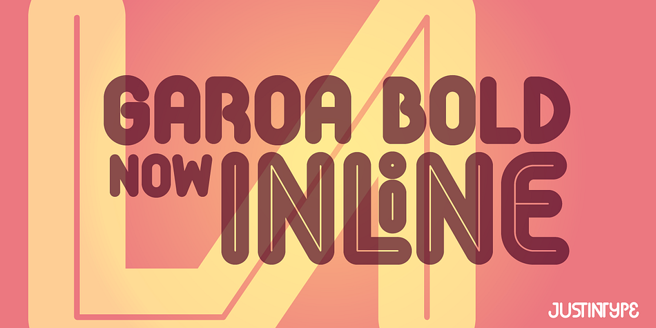 Displaying the beauty and characteristics of the Garoa font family.