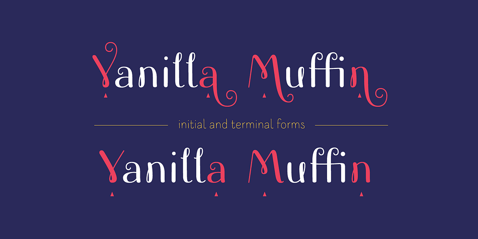 The OpenType features allow access to a wide set of characters, including ligatures, swashes, endings, initial and terminal forms, and lots of alternates.