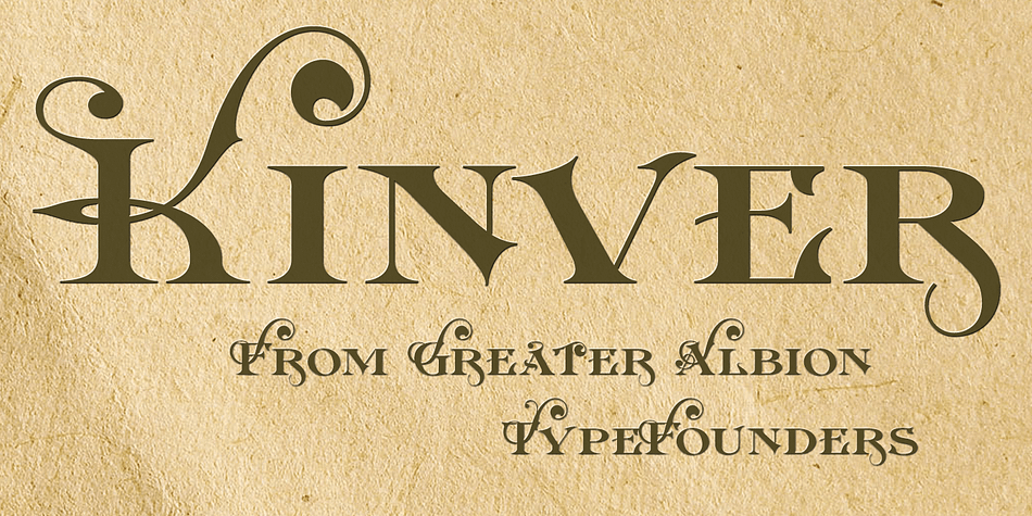Kinver owes its inspiration to the masthead of a 19th century handbill.