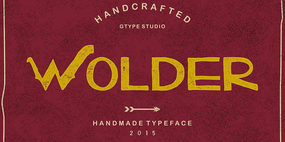 Wolder Typeface is hand drawn font with minimalistic and vintage feel character set.This font good for vintage design, badges, t-shirt, logo, labels, posters and etc.