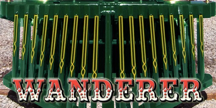 This font was inspired by the title logo of the TV show The Wild Wild West (season two).