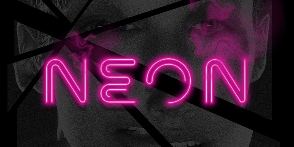 Neon is an experimental, retro display typeface designed by Superfried.