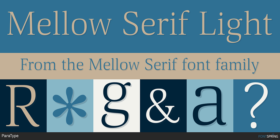 Mellow Serif Light Font