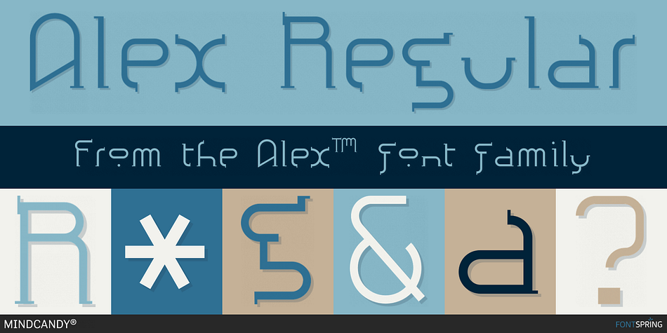 Alex Regular Font