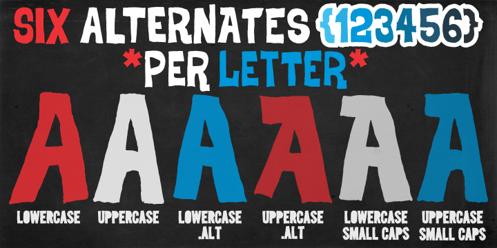 When using Opentype applications Dro and Dro Fill take the handmade look further by cycling through Contextual Alternates, Small Caps & Double Letter Ligatures for a unique and authentic look to your creative.