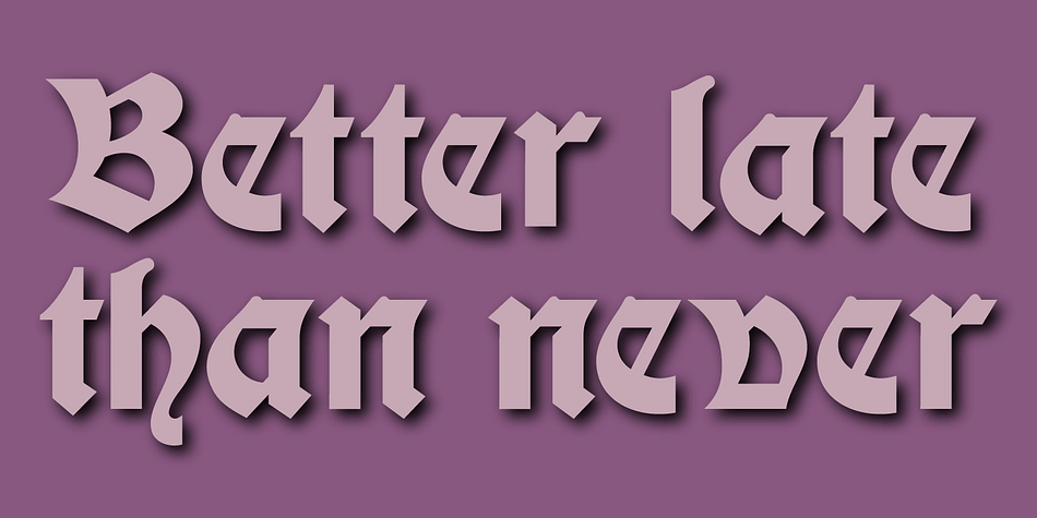 Displaying the beauty and characteristics of the Display Gothic font family.