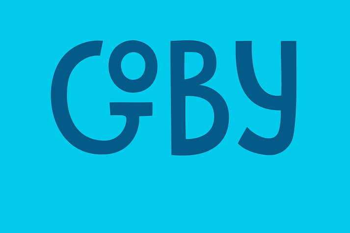 Goby also works great in all-caps, and if you turn on discretionary ligatures, discover a huge stash of funky two and three-letter ligatures that can make ordinary words look extraordinary.