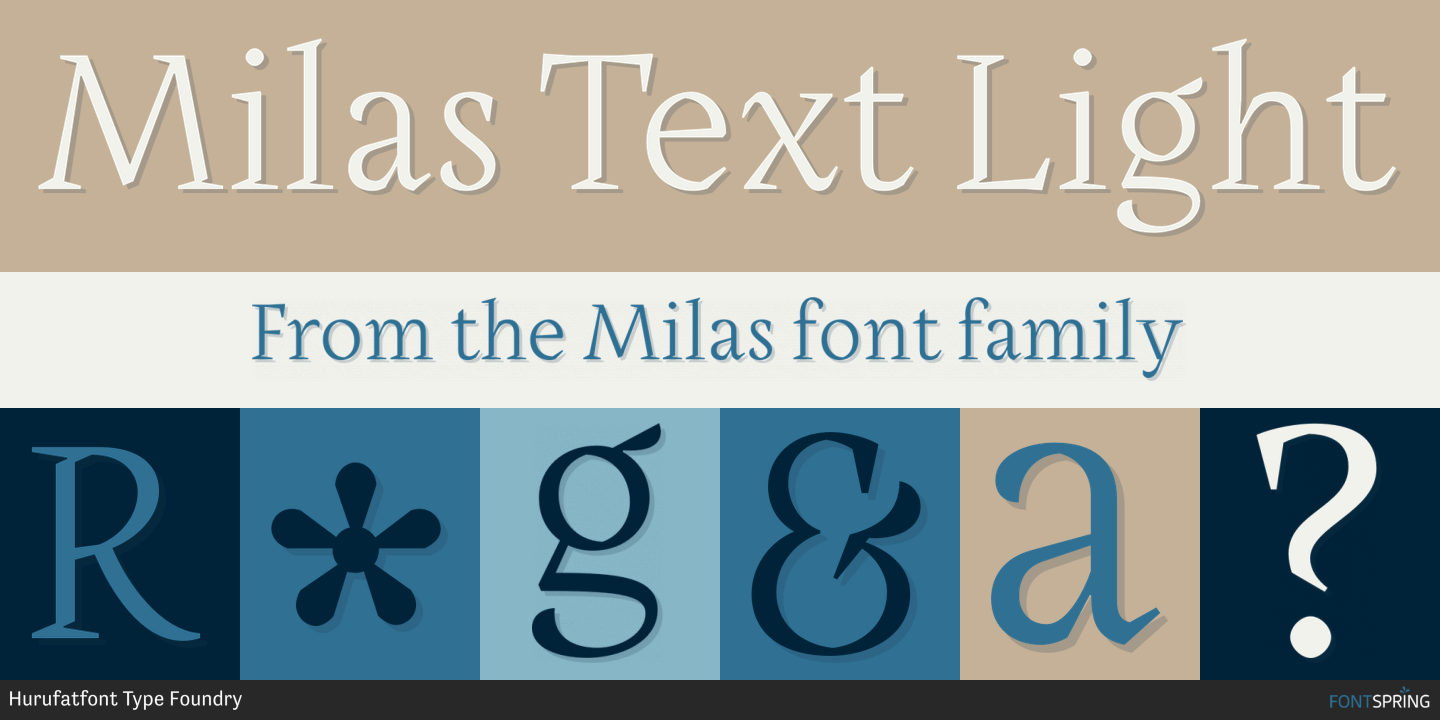 Milas Text Font