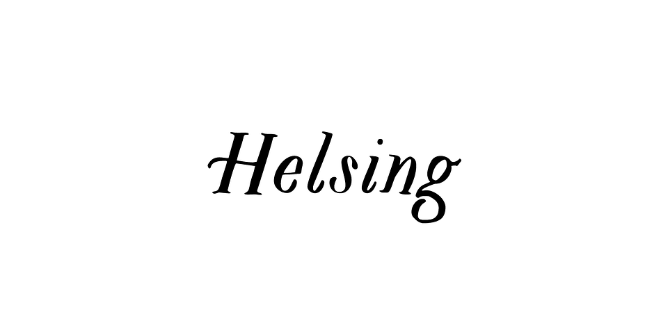 Helsing is a serif style font inspired by Bram Stoker’s 1897 Dracula as well as Edward Gorey’s rendition of the story.