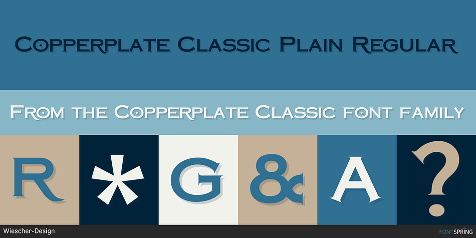 Copperplate Classic Plain Regular