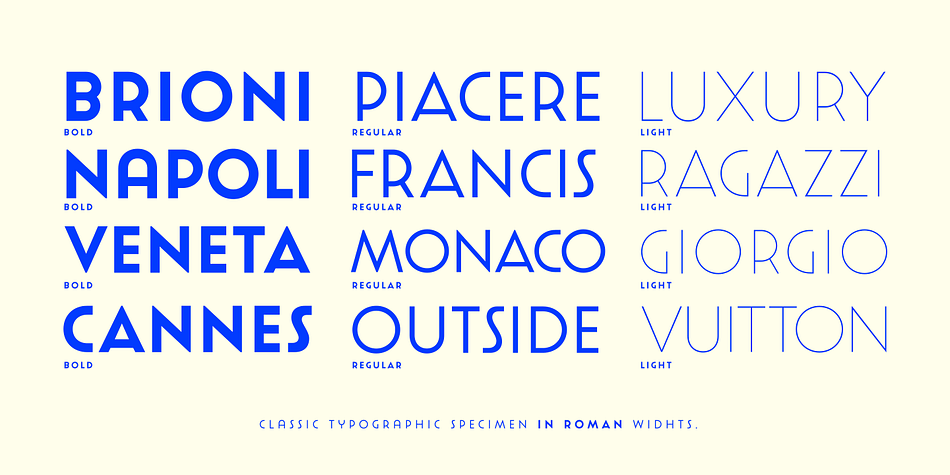This typeface has twenty-seven styles  and was published by Latinotype.
