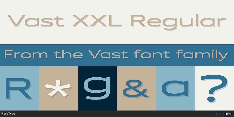 Vast XXL Regular Font