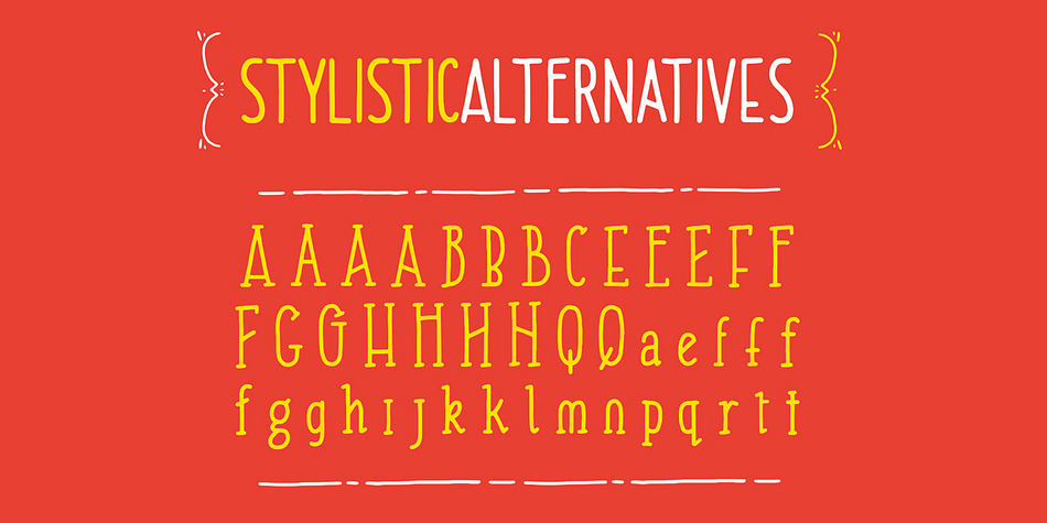 Jovial is available in both Serif and Sans-Serif, each coming with three weights: Light, Regular and Bold.