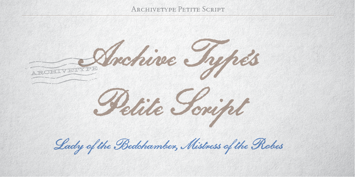 Archive Petite Script