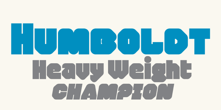 Displaying the beauty and characteristics of the EB Humboldt font family.