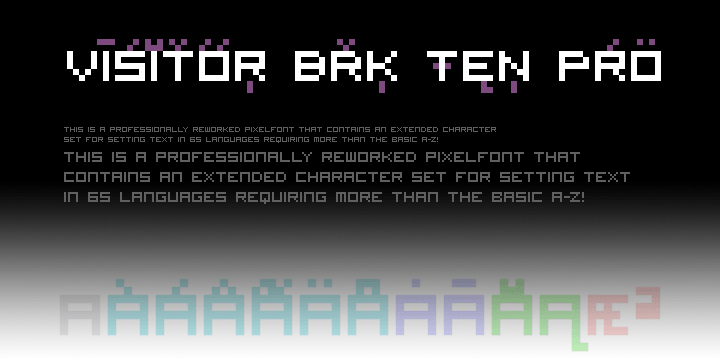 It may not be the first font based on a 5x5 pixel grid, but it probably has the best language support.