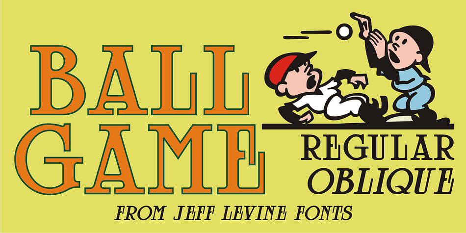 Ball Game JNL Font