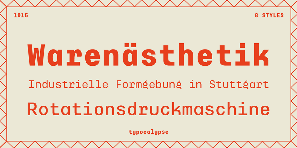 It is versatile in small printing sizes and works great on the web.