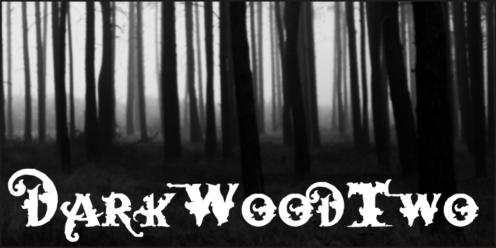 Highlighting the DarkWood font family.