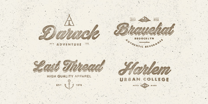 Thander is a combination between brush lettering and speed writing.