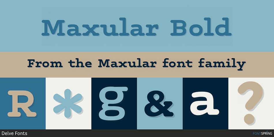 Maxular Bold Pair Font
