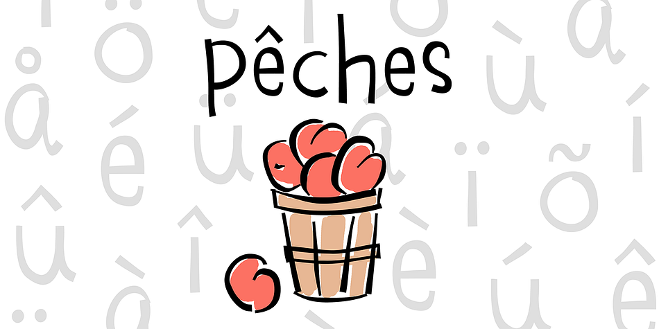 Farmstand font family example.