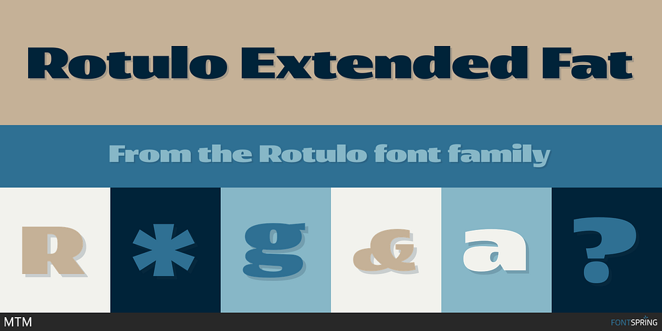 Rotulo Extended Fat Font