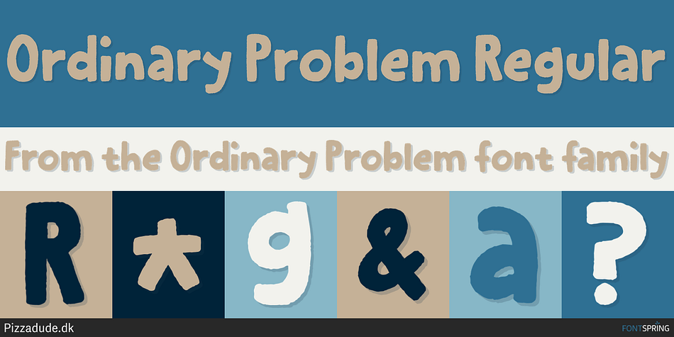 Ordinary Problem Regular Font