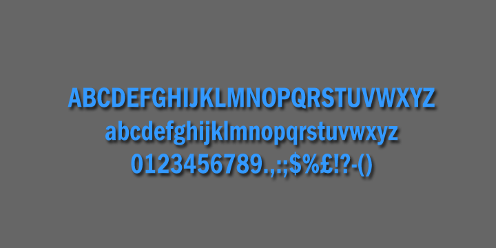 Highlighting the FullerSansDTCond font family.