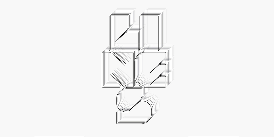 Slash font family example.