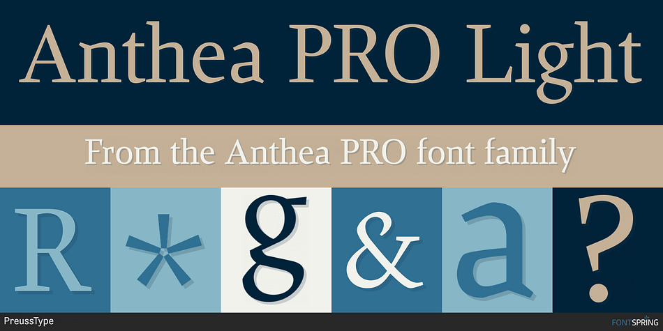 Anthea PRO Light Font