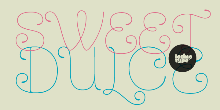 Dulce is a swash typeface with an elegant and romantic touch.
