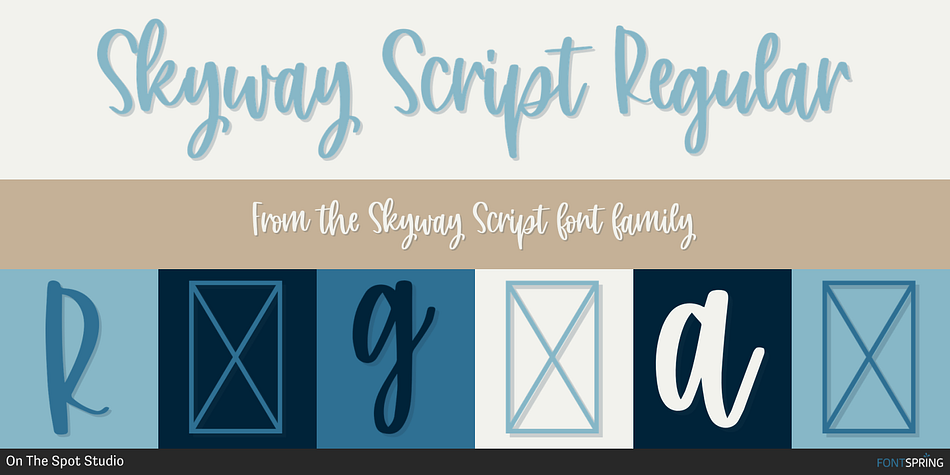 Skyway Script Regular Font