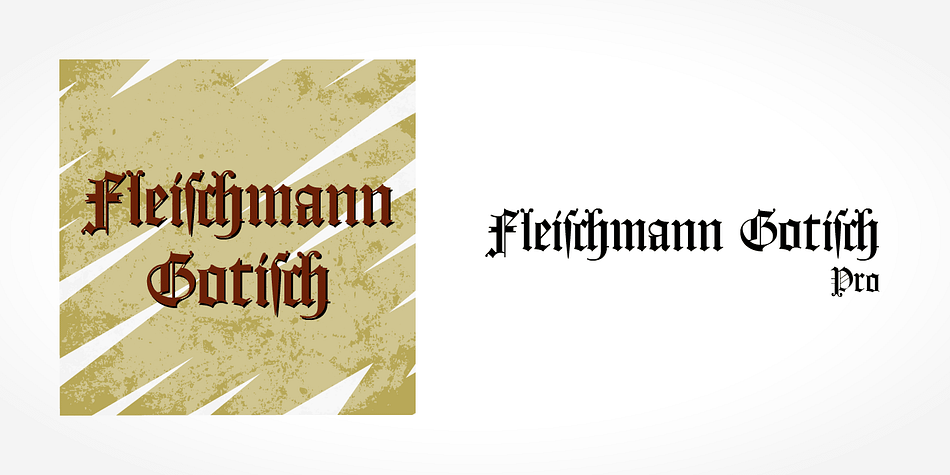 Blackletter is the classic "German" printing type.