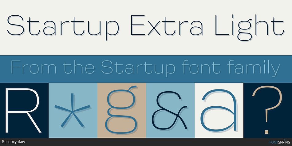 Startup Extra Light Font