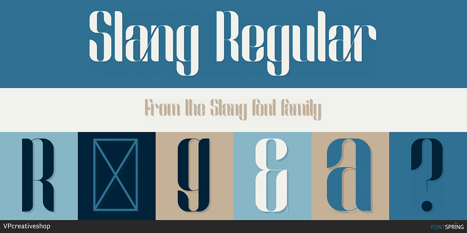Slang Regular Font