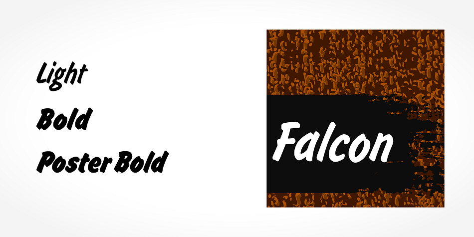 Highlighting the Falcon Pro font family.