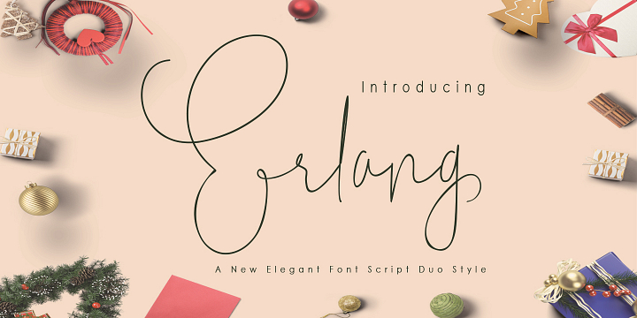 Erlang Duo Style font family by pollem.Co