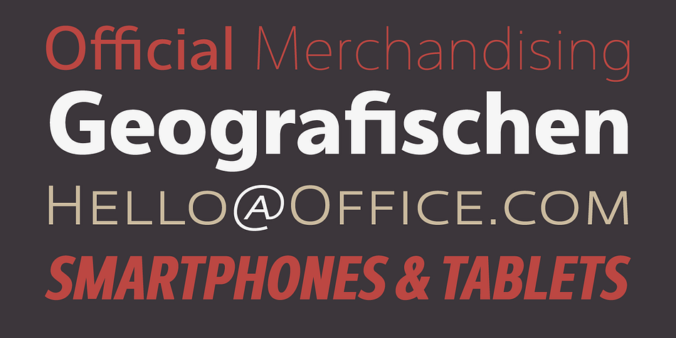 It’s OpenType features will provide you almost unlimited multilingual support as well as small caps, case sensitive forms, proportional and tabular figures, slashed zero, numerators, superscripts, denominators, scientific inferiors, circled figures, subscript, ordinals, fractions, arrows and f-ligatures.