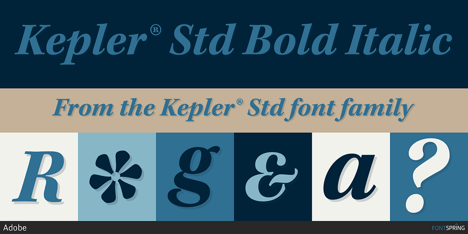 Kepler® Std Essentials Super Pack Font