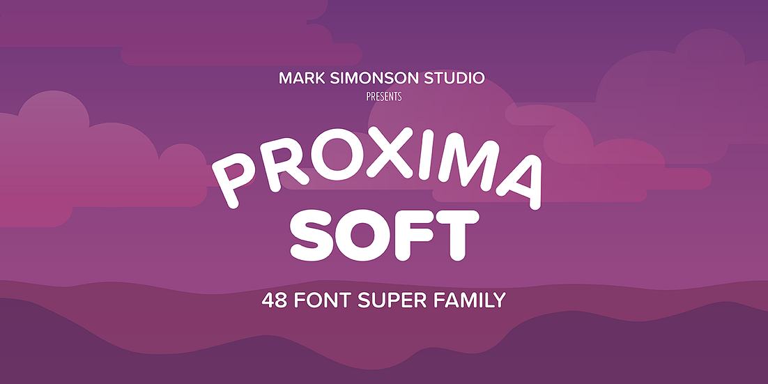 Proxima Soft Font Poster