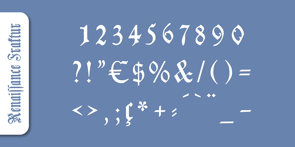 Today, blackletter fonts are mainly used decoratively.