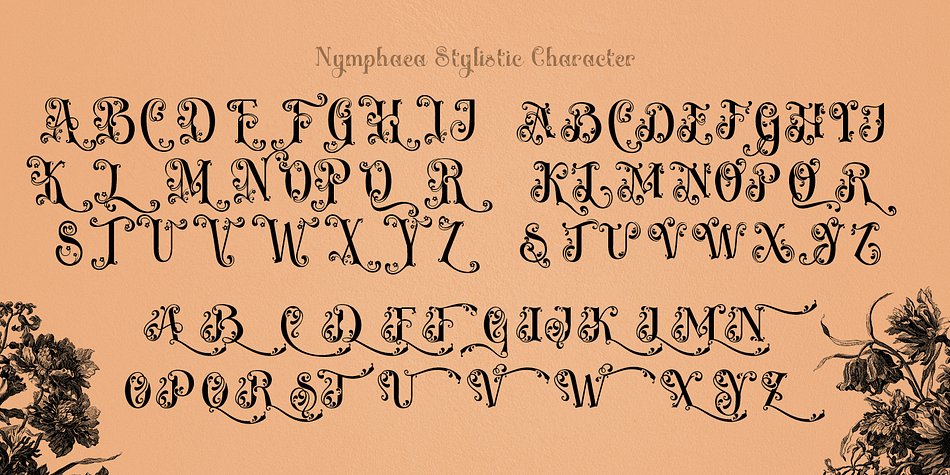 Nymphaea Font