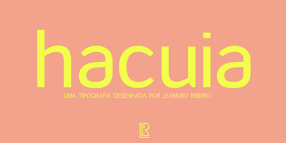 Displaying the beauty and characteristics of the Hacuia font family.