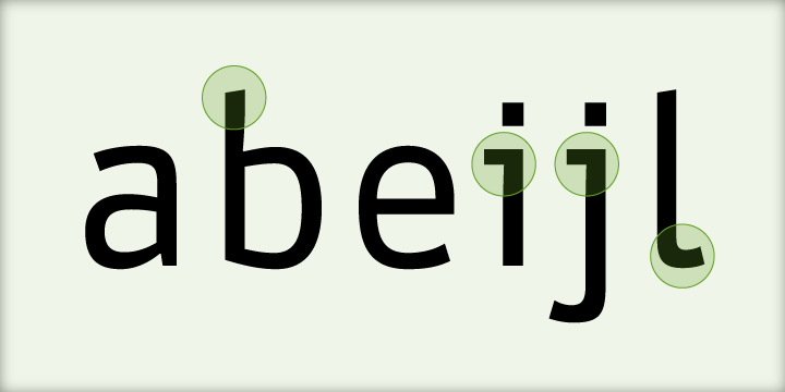 It contains nearly 700 glyphs, including diacritics, ligatures, small caps, old–style figures, arrows and more.