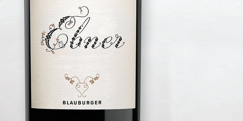 Weingut font family example.